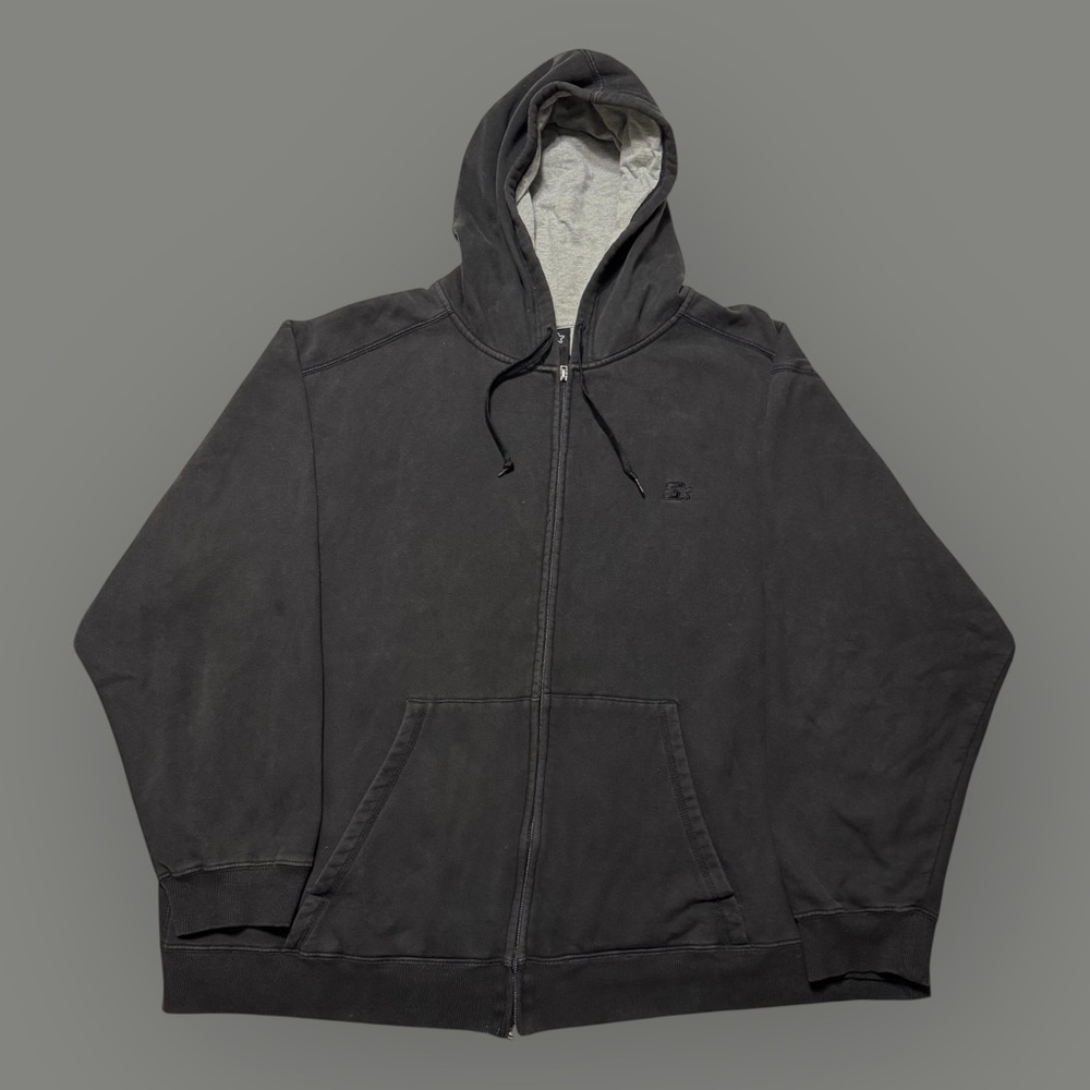 Vintage Black Starter Zip Up Jacket